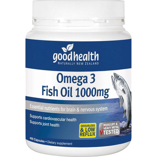 Good Health Omega 3 Fish Oil 1000mg 400 Capsules