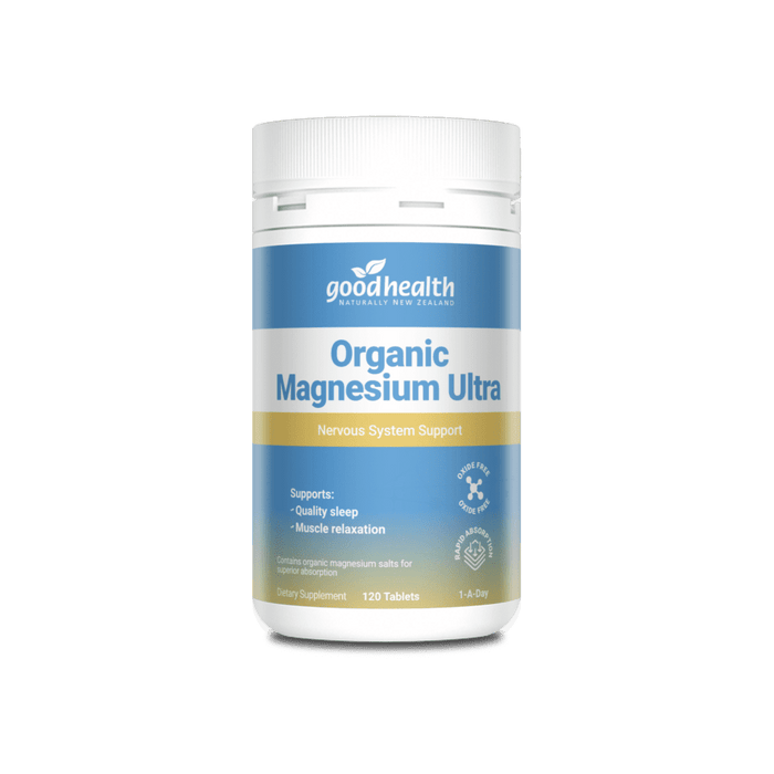 Good Health Organic Magnesium Ultra 120 Tablets