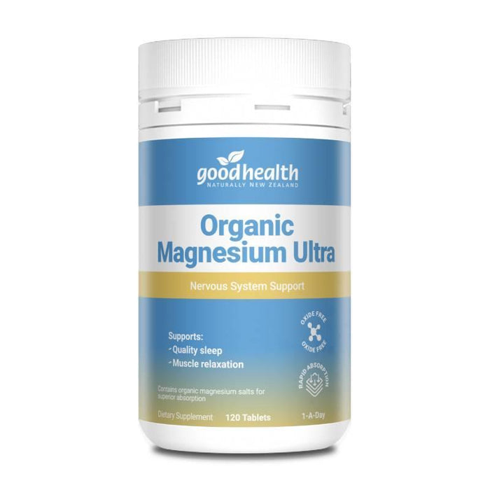Good Health Organic Magnesium Ultra 120 Tablets - image 1