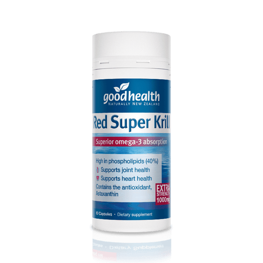 Good Health Red Super Krill 1000mg 60 Capsules