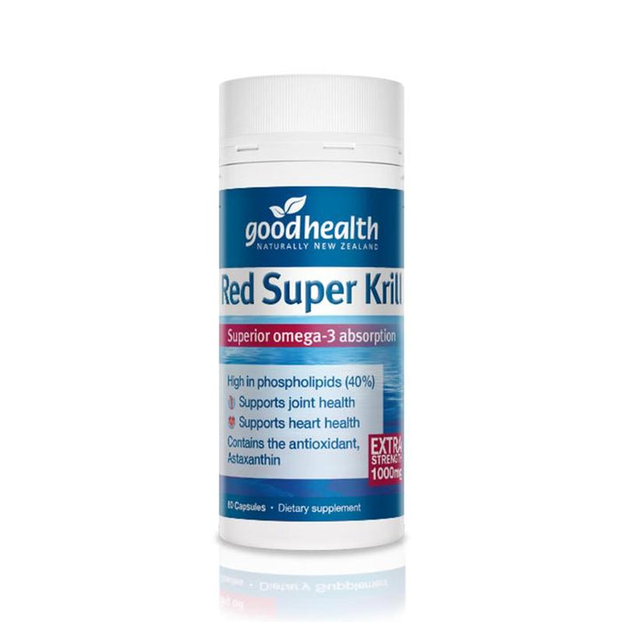Good Health Red Super Krill 1000mg 60 Capsules