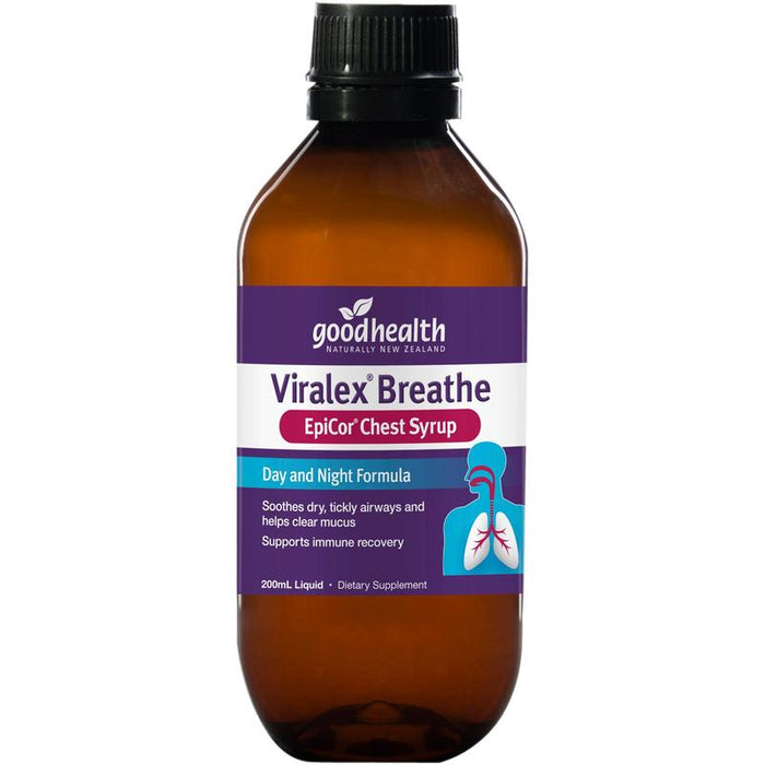 Good Health Viralex Breathe Day & Night Chest Syrup with EpiCor 200ml