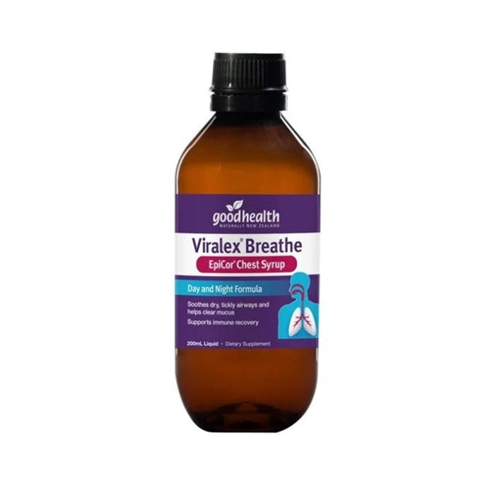 Good Health Viralex Breathe Day & Night Chest Syrup with EpiCor 200ml - image 1