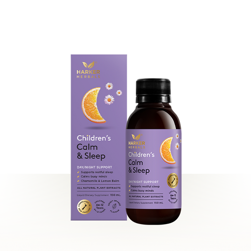 Harker Herbals Childrens Calm & Sleep - bottle and carton