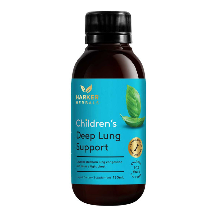 Harker Herbals Childrens Deep Lung Support - bottle