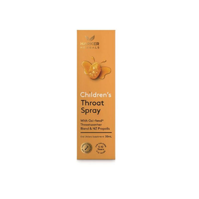 Harker Herbals Childrens Throat Spray - box