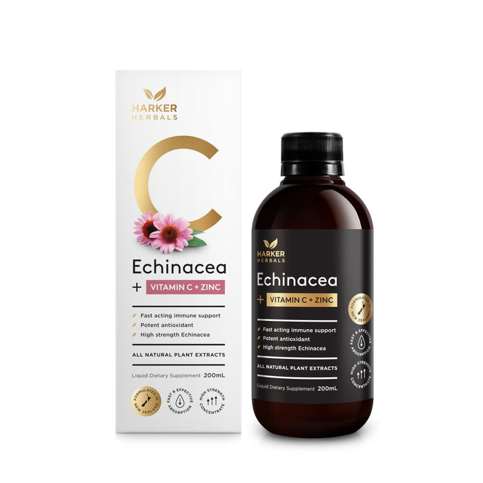 Harker Herbals Echinacea + Vitamin C + Zinc 200ml