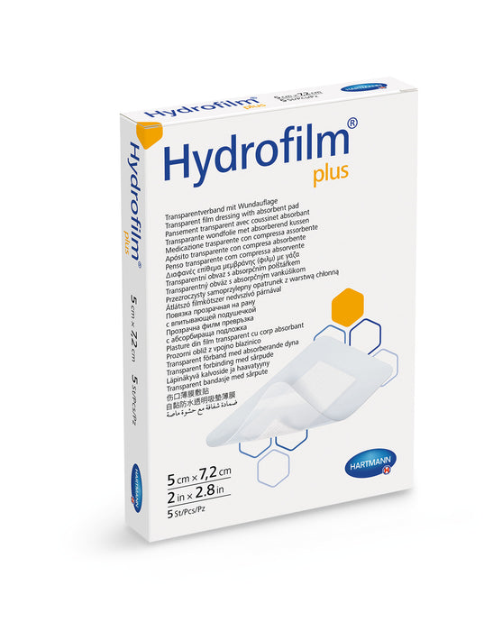 Hartmann Hydrofilm Plus Transparent Film Dressing with Absorbent Pad