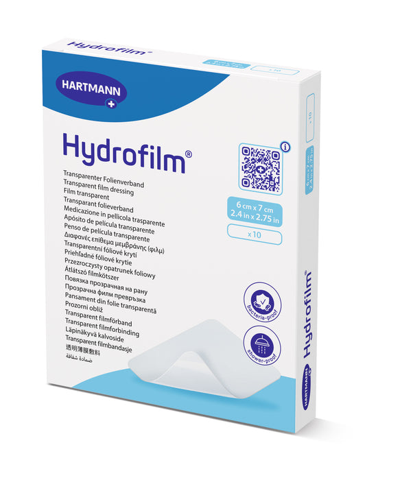 Hartmann Hydrofilm Transparent Film Dressing 6cm x 7cm