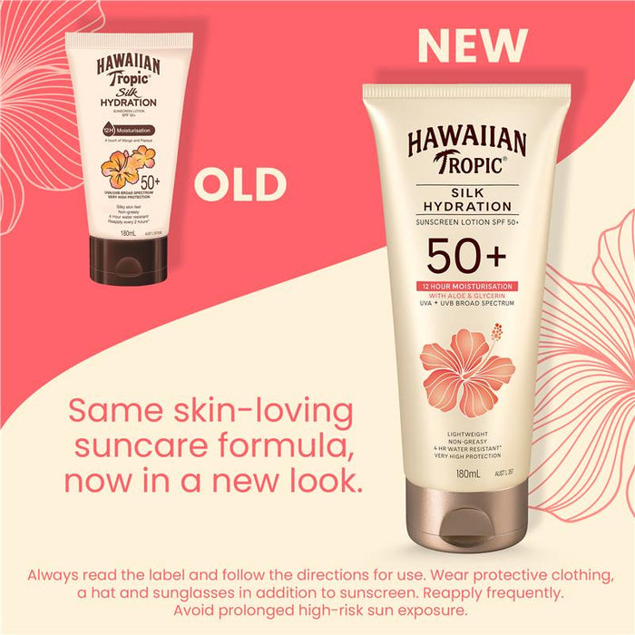 Hawaiian Tropic SPF 50+ Silk Hydration Lotion 180ml - image 5