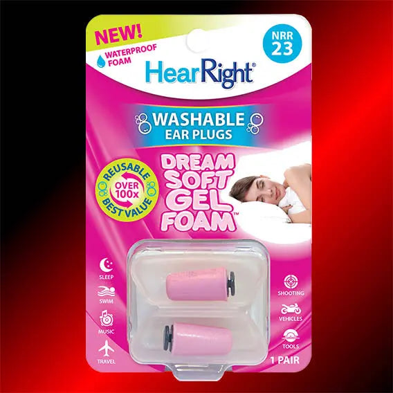 Hear Right Dream Soft Gel Foam Ear Plugs 1 Pair