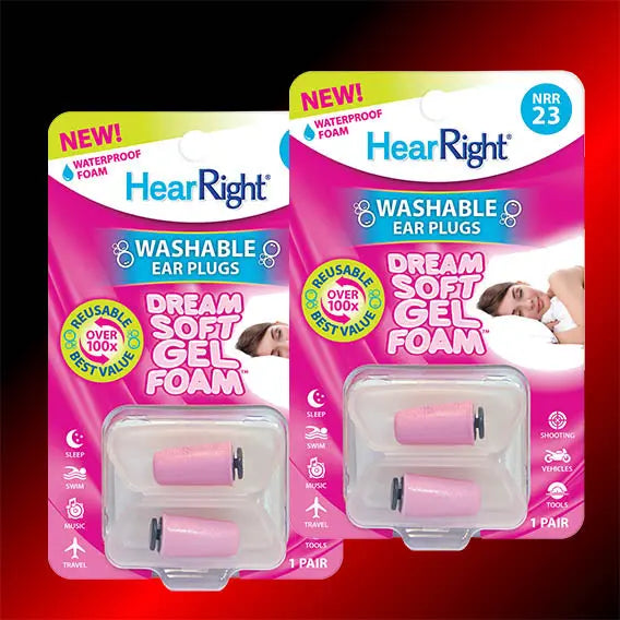 Hear Right Dream Soft Gel Foam Ear Plugs 1 Pair