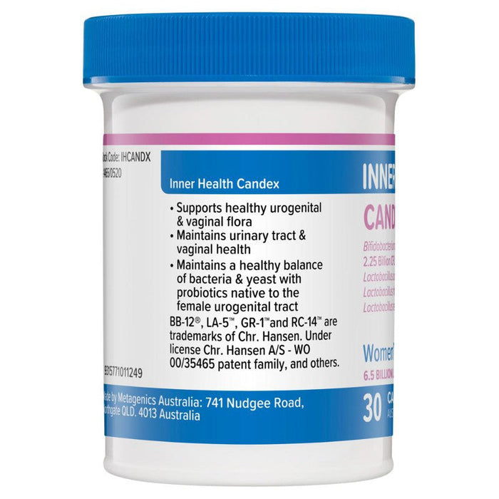 Inner Health Candex Probiotic 30 Capsules