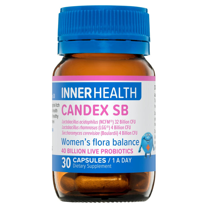 Inner Health Candex SB Probiotic 30 Capsules Fridge Line