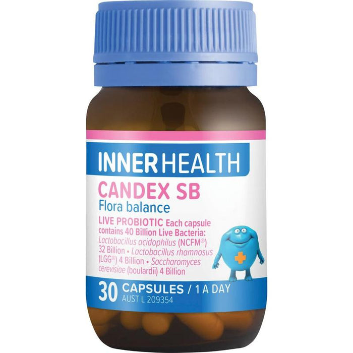 Inner Health Candex SB Probiotic 30 Capsules Fridge Line