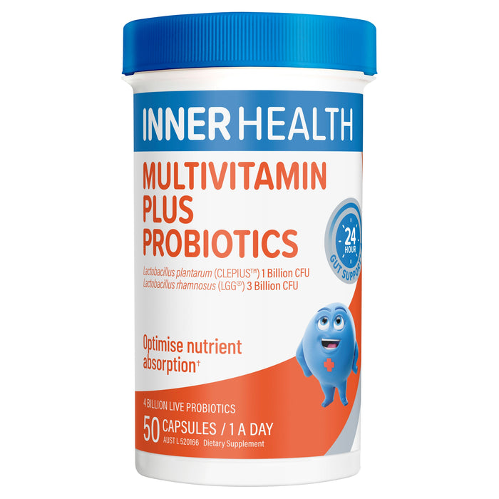 Inner Health Multivitamin Plus Probiotics 50 Capsules