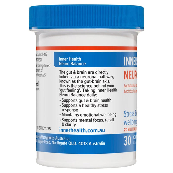Inner Health Neuro Balance Probiotic 30 Capsules