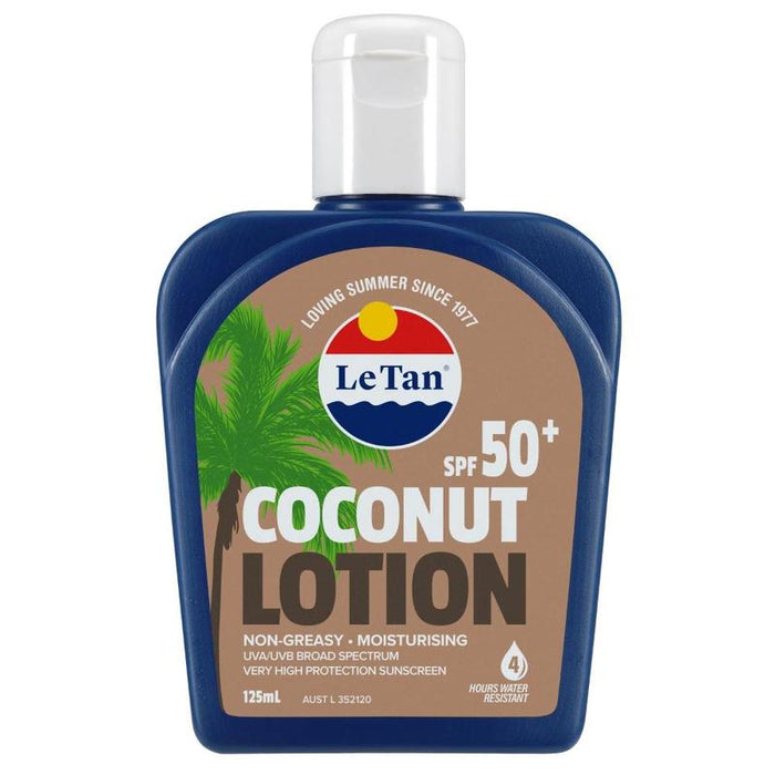 Le Tan SPF50+ Coconut Sunscreen Lotion 125ml