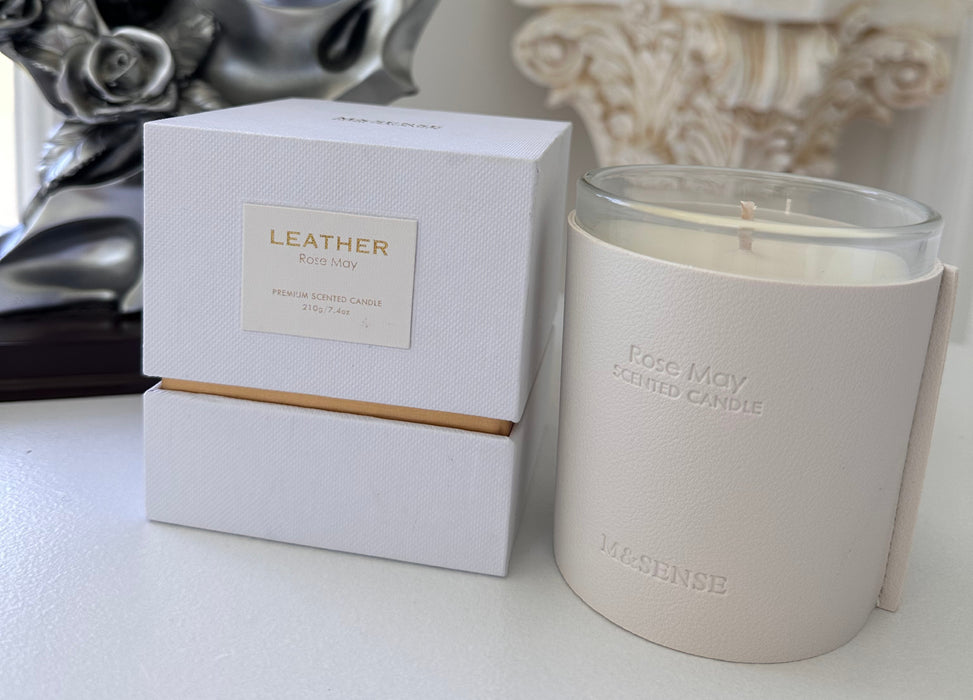 M&Sense Leather Candle