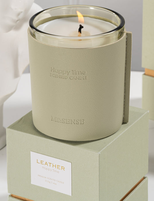 M&Sense Leather Candle