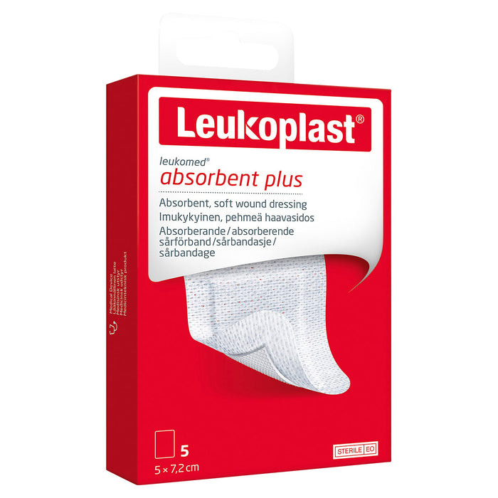 Leukomed Dressing White 5cm x 7.2cm - 5 Pack - image 5