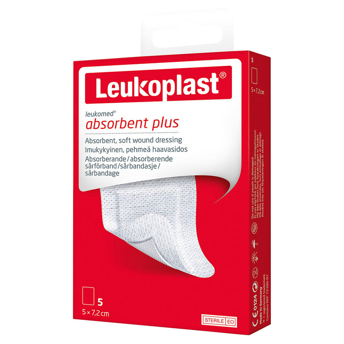 Leukomed Dressing White 5cm x 7.2cm - 5 Pack - image 7