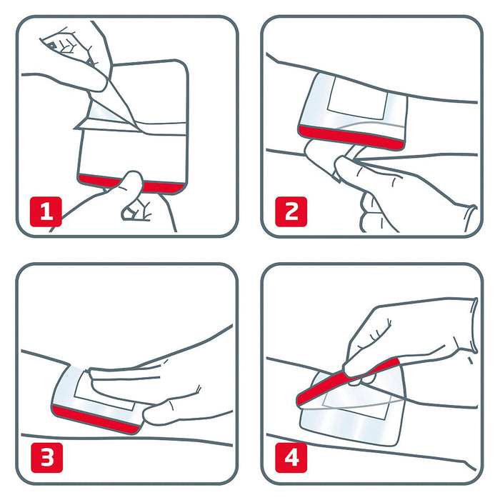 Leukoplast Leukomed T Plus Waterproof Dressing 5cm x 7.2cm 5 Pack