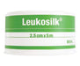 Leukoplast Leukosilk Hypoallergenic Silk Tape 2.5cm x 5m