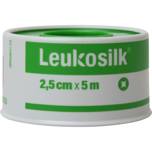 Leukoplast Leukosilk Hypoallergenic Silk Tape 2.5cm x 5m