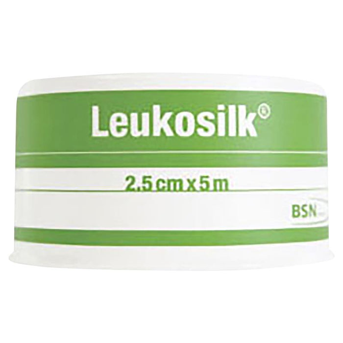 Leukoplast Leukosilk Hypoallergenic Silk Tape 2.5cm x 5m