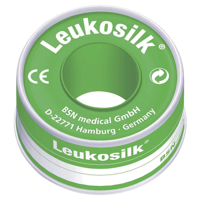 Leukoplast Leukosilk Hypoallergenic Silk Tape 2.5cm x 5m
