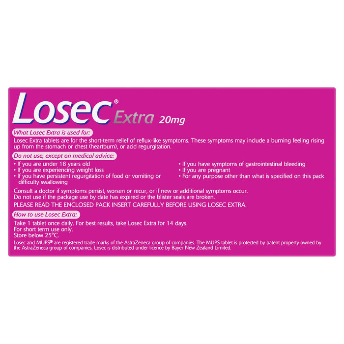 Losec Extra Tablets 28s - image 4
