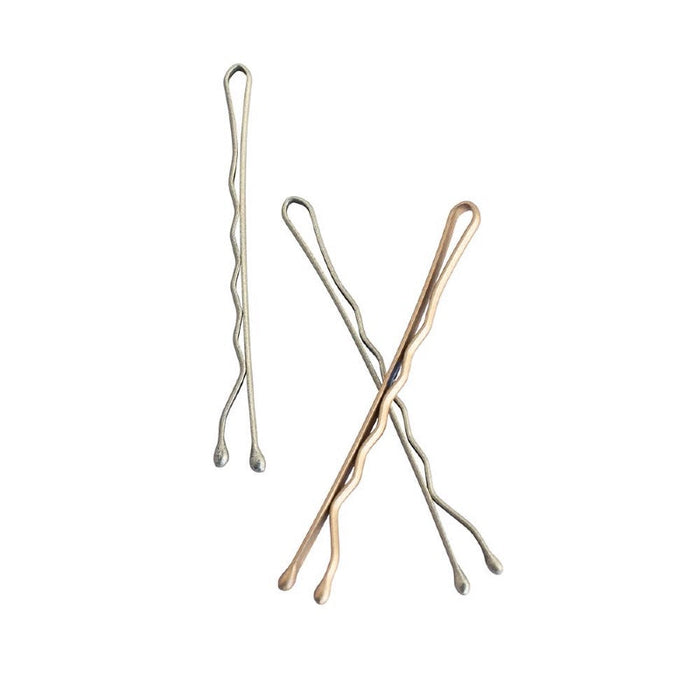Mae 5cm Satin Blonde Bobby Pins 60s - image 2