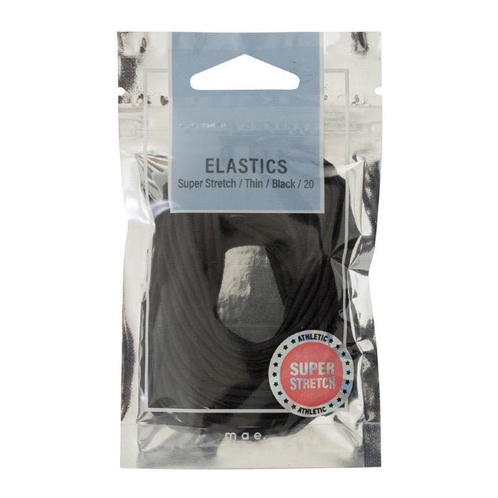 Mae Elastics Super Stretch Thin Black 20s - image 2