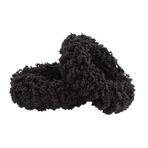 Mae Elastics Terry Toweling Ponytailers XL Black 2s - image 2