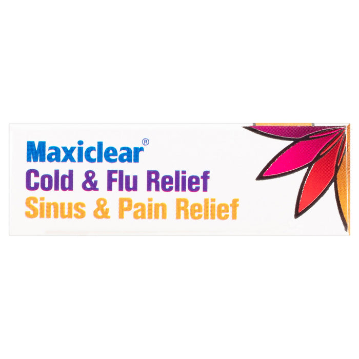 Maxiclear Cold & Flu Sinus & Pain Relief Tablets 30 - image 5