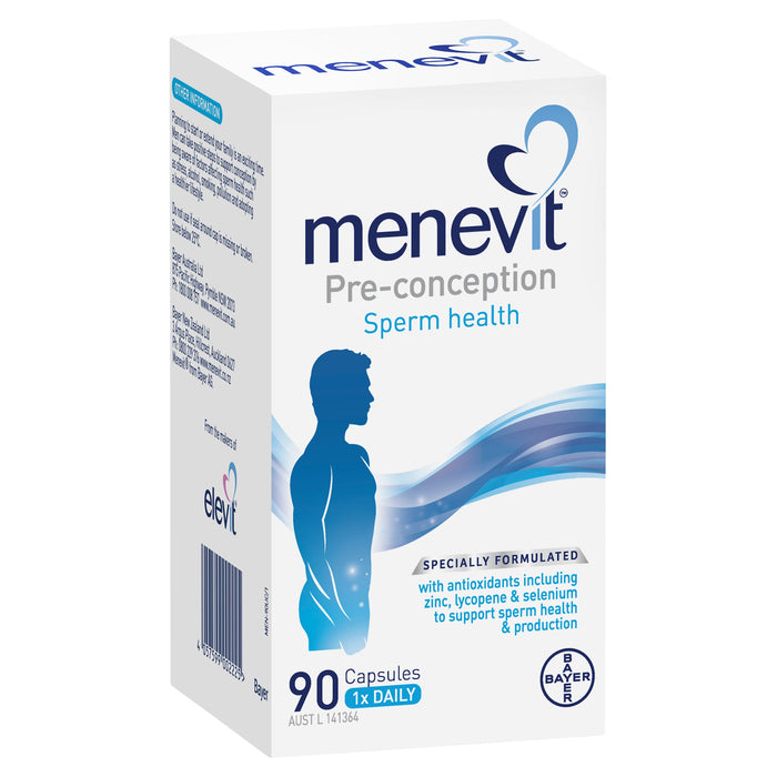Menevit Pre-Conception Sperm Health 90 Capsules - image 4