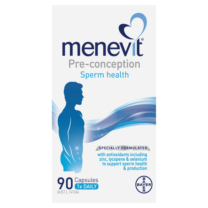 Menevit Pre-Conception Sperm Health 90 Capsules - image 5
