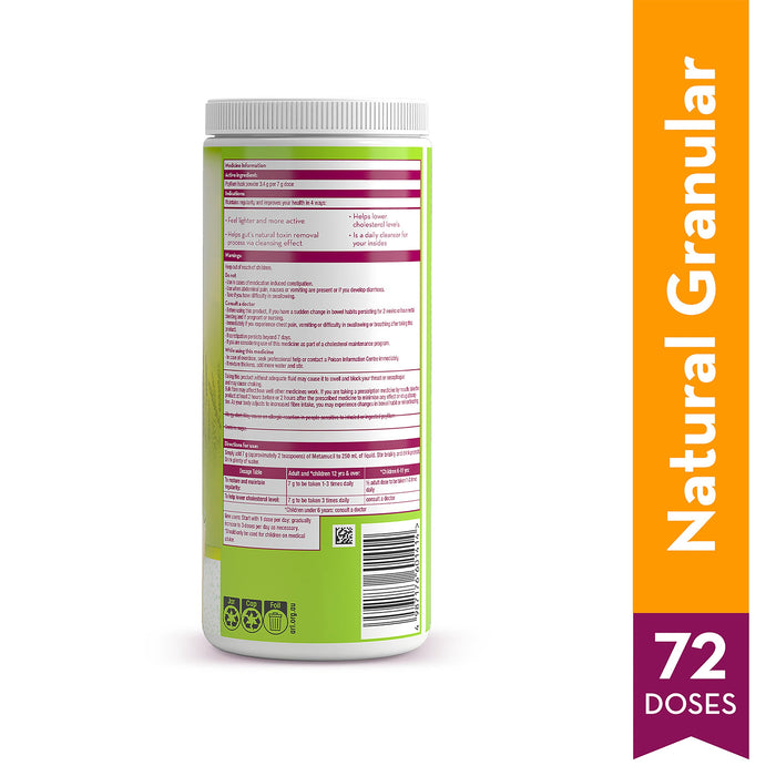 Metamucil Natural Granular 504g 72 Dose - image 5