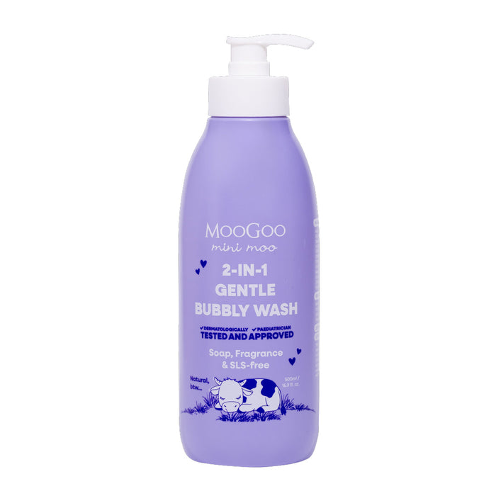 MooGoo 2-in-1 Bubbly Wash 500ml