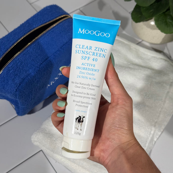MooGoo Clear Zinc Sunscreen SPF 40 200g