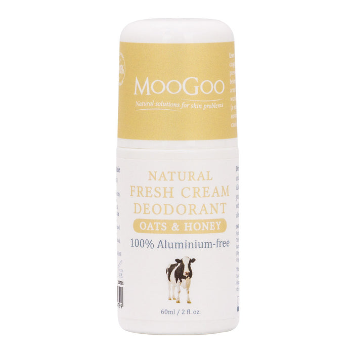 MooGoo Fresh Cream Deodorant 60ml - Oats & Honey