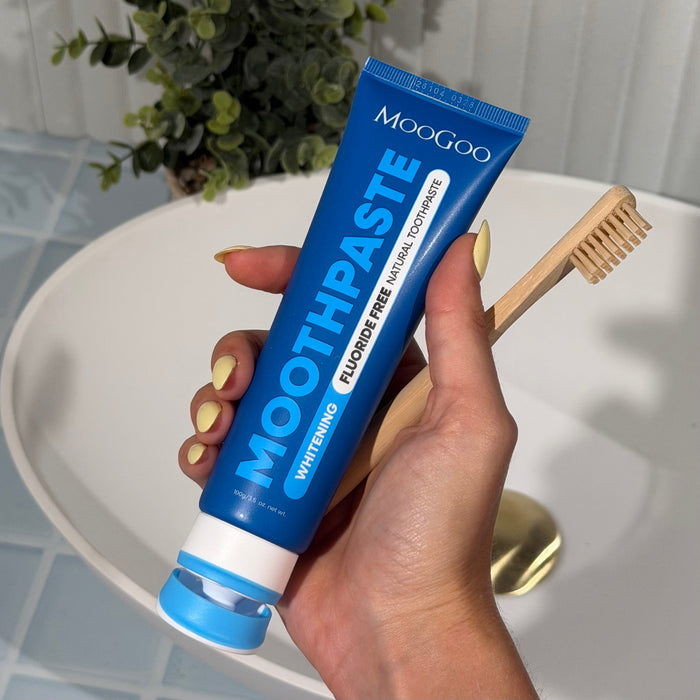 MooGoo Moothpaste Fluoride Free Peppermint Toothpaste 100g