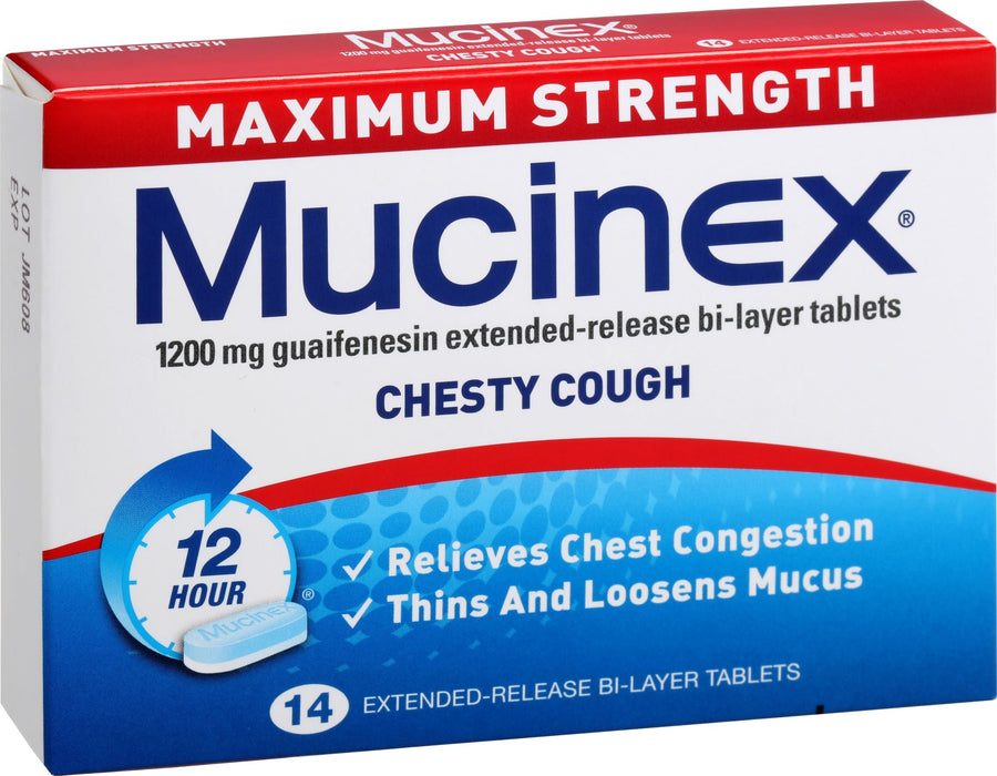 Mucinex Chesty Cough Maximum Strength 14s - image 3