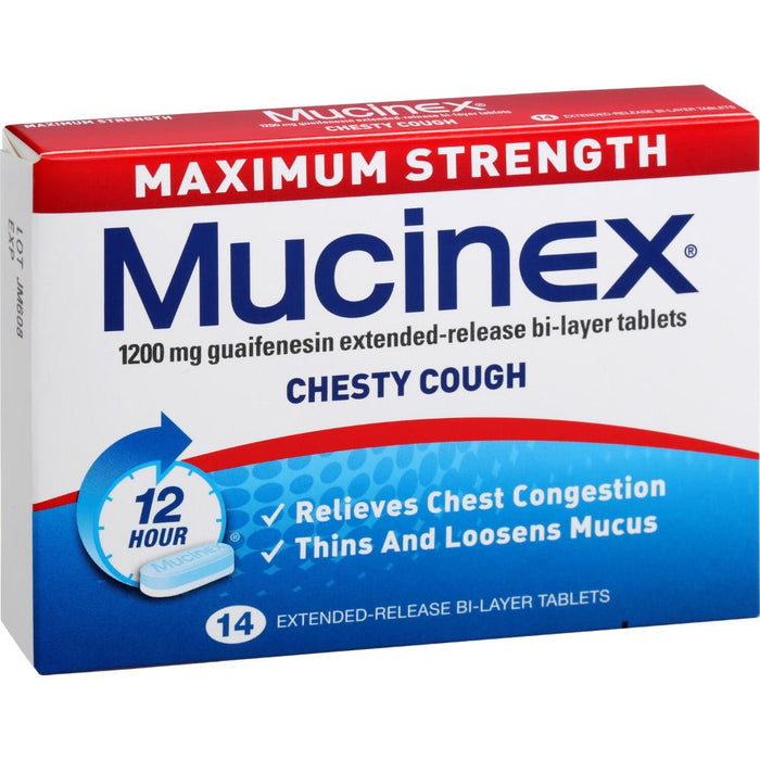 Mucinex Chesty Cough Maximum Strength 14s - image 4