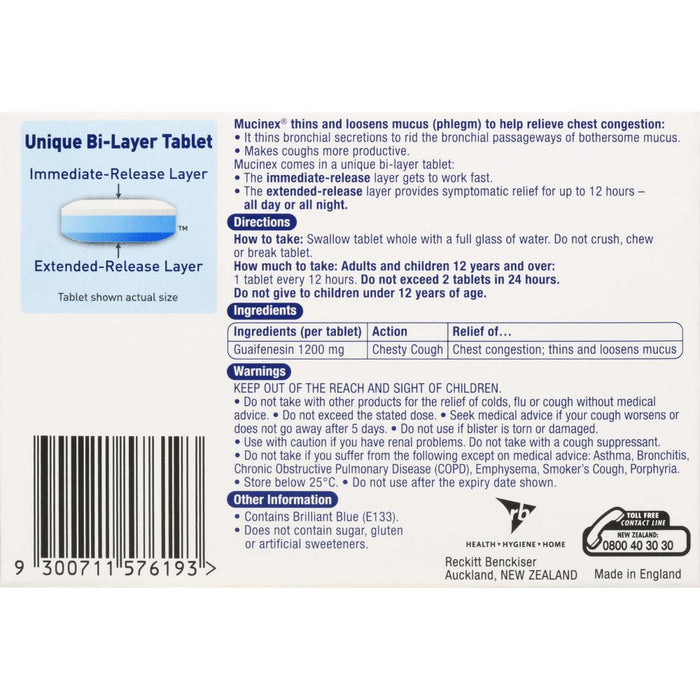 Mucinex Chesty Cough Maximum Strength 14s - image 5