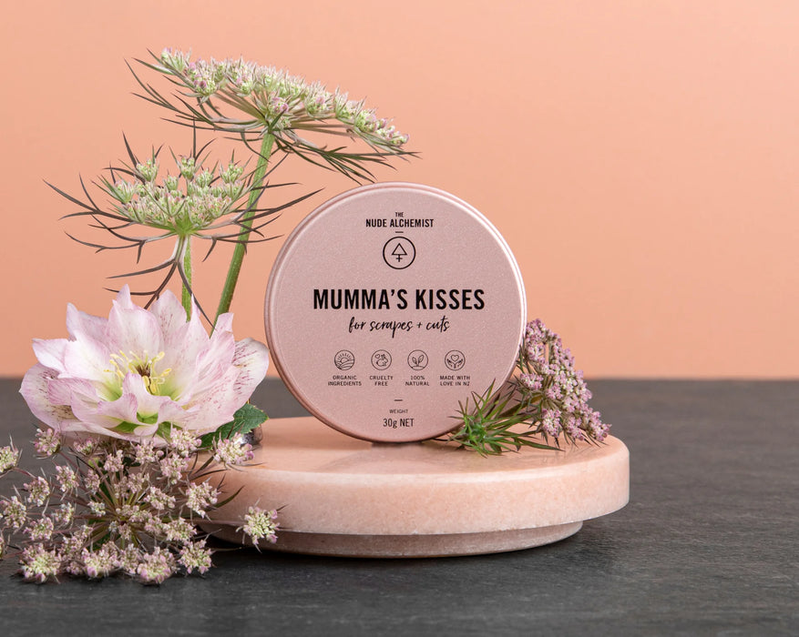 The Nude Alchemist Mums Kiss for Scrapes and Cuts