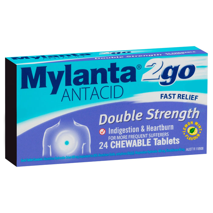 Mylanta Double Strength Chewable Tablets - image 2