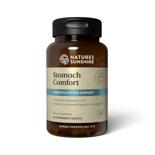 Nature's Sunshine Stomach Comfort 60 Chewable Tablets