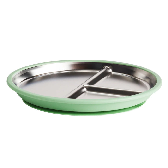 Nestling Stainless Steel Divided Plate 23cm